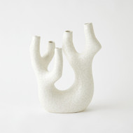 Studio A Creation Vase - Reactive White - Lg