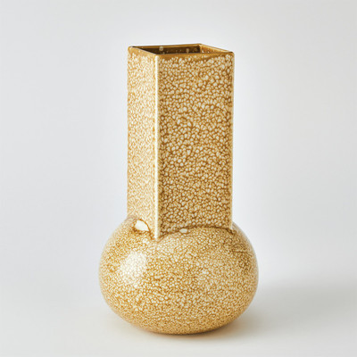 Studio A Crocus Vase - Reactive Mustard - Lg