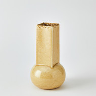 Studio A Crocus Vase - Reactive Mustard - Sm