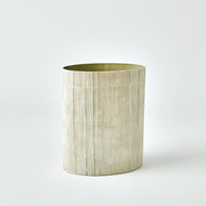 Studio A Cross Hatch Vase - Celery - Med