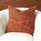Studio A Crossroads Suede Pillow - Rust