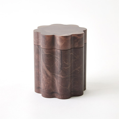 Studio A Cumulus Alabaster Tall Box - Chocolate - Lg