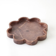 Studio A Cumulus Alabaster Tray - Chocolate - Lg