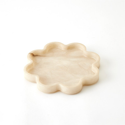 Studio A Cumulus Alabaster Tray - Cream - Sm
