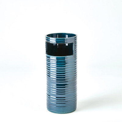 Studio A Cut Out Vase - Dark Blue - Med