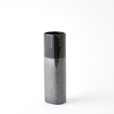 Studio A Descent Vase - Reactive Black - Sm