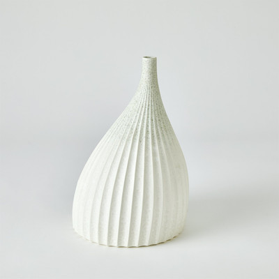 Studio A Dewdrop Vase - White - Lg
