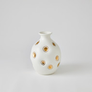 Studio A Dimples Vase - White - Round