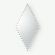 Studio A Elongated Diamond Mirror - Brass