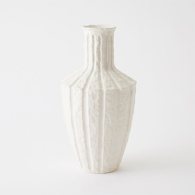 Studio A Emperor Vase - Off - White - Lg