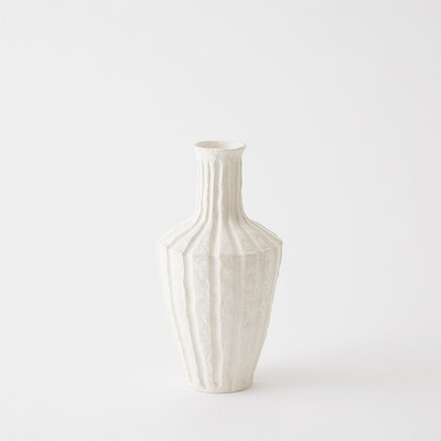 Studio A Emperor Vase - Off - White - Sm