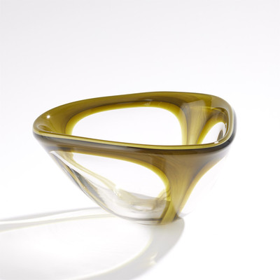 Studio A Enigma Bowl - Olive Green