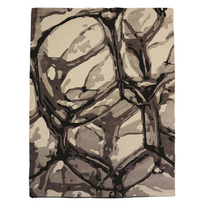 Studio A Eyes On The World Rug - Ivory - Black - 11 x 14