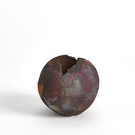 Studio A Fissure Open Ball - Raku