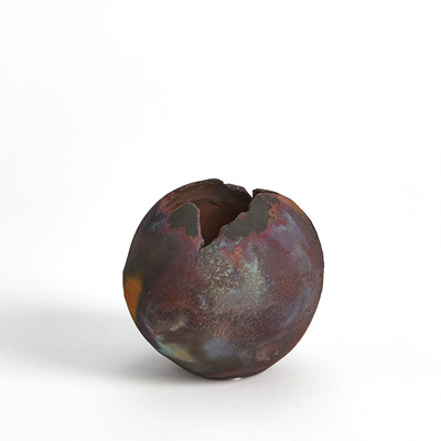 Studio A Fissure Open Ball - Raku