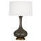 Pike Table Lamp - Aged Brass - Brown Tea