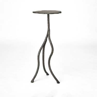 Studio A Forest Blossom Pedestal - Natural Iron