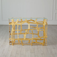 Studio A Fragments Console - Gold Leaf