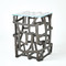 Studio A Fragments End Table - Blackened Iron