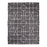 Studio A Gate Rug - Indigo - Charcoal - 9 x 12