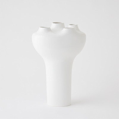 Studio A Geyser Vase - White - Lg