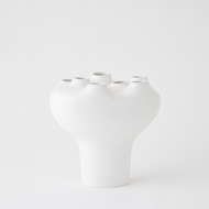 Studio A Geyser Vase - White - Sm