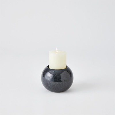 Studio A Globe Candle Holder - Black