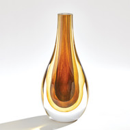 Studio A Gradient Vase - Amber - Lg