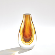 Studio A Gradient Vase - Amber - Sm