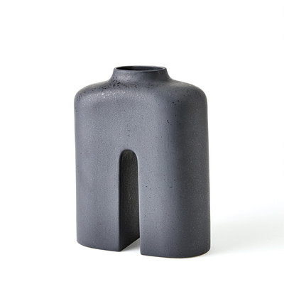 Studio A Guardian Vase - Black - Lg