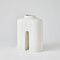 Studio A Guardian Vase - White - Cream - Lg