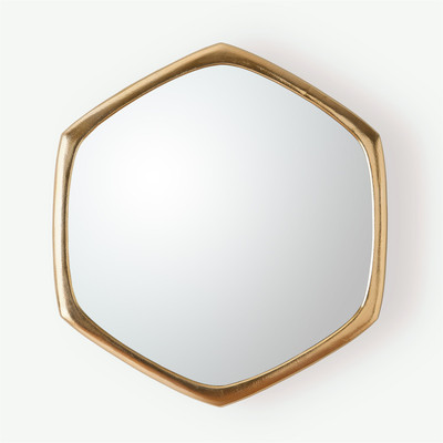 Studio A Hexagon Mirror - Gold