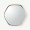 Studio A Hexagon Mirror - Nickel