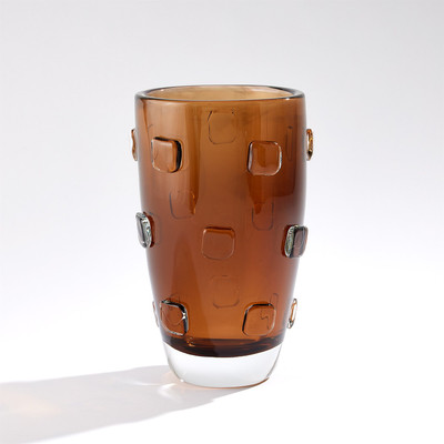 Studio A Ingot Vase - Amber - Lg
