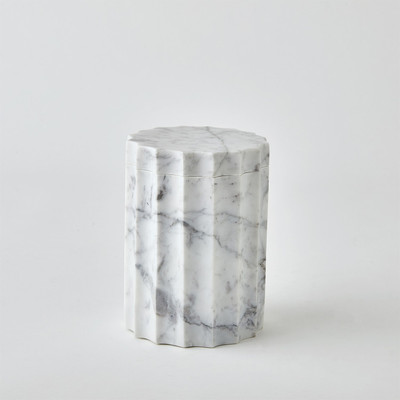 Studio A Ionic Jar - Grey White - Lg