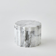 Studio A Ionic Jar - Grey White - Sm