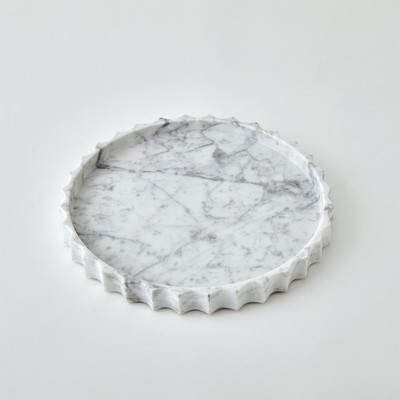 Studio A Ionic Tray - Grey White - Lg