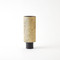 Studio A Java Footed Vase - Matte Black - Gold Metallic