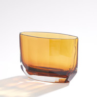 Studio A Jewel Vase - Amber - Wide