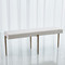 Studio A Laforge Bench - Antique Gold w - Muslin Cushion - Lg
