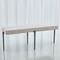 Studio A Laforge Bench - Natural Iron w - Muslin Cushion - Lg