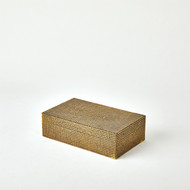 Studio A Lames Box - Aged Brass - Med