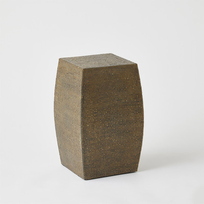 Studio A Lames Table - Aged Brass - Wide