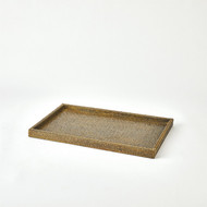 Studio A Lames Tray - Aged Brass - Sm