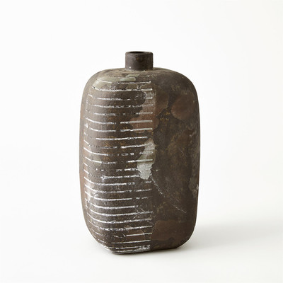 Studio A Lantern Vase - Soot - Tall
