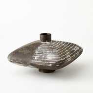 Studio A Lantern Vase - Soot - Wide