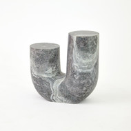 Studio A Marble Tube Table - Black