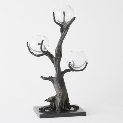 Studio A Monterey 3 Vase Holder - Natural Iron