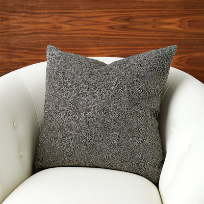 Studio A Multi Beaded Pillow - Indigo