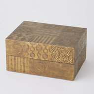 Studio A Navigator Rectangle Box - Antique Brass